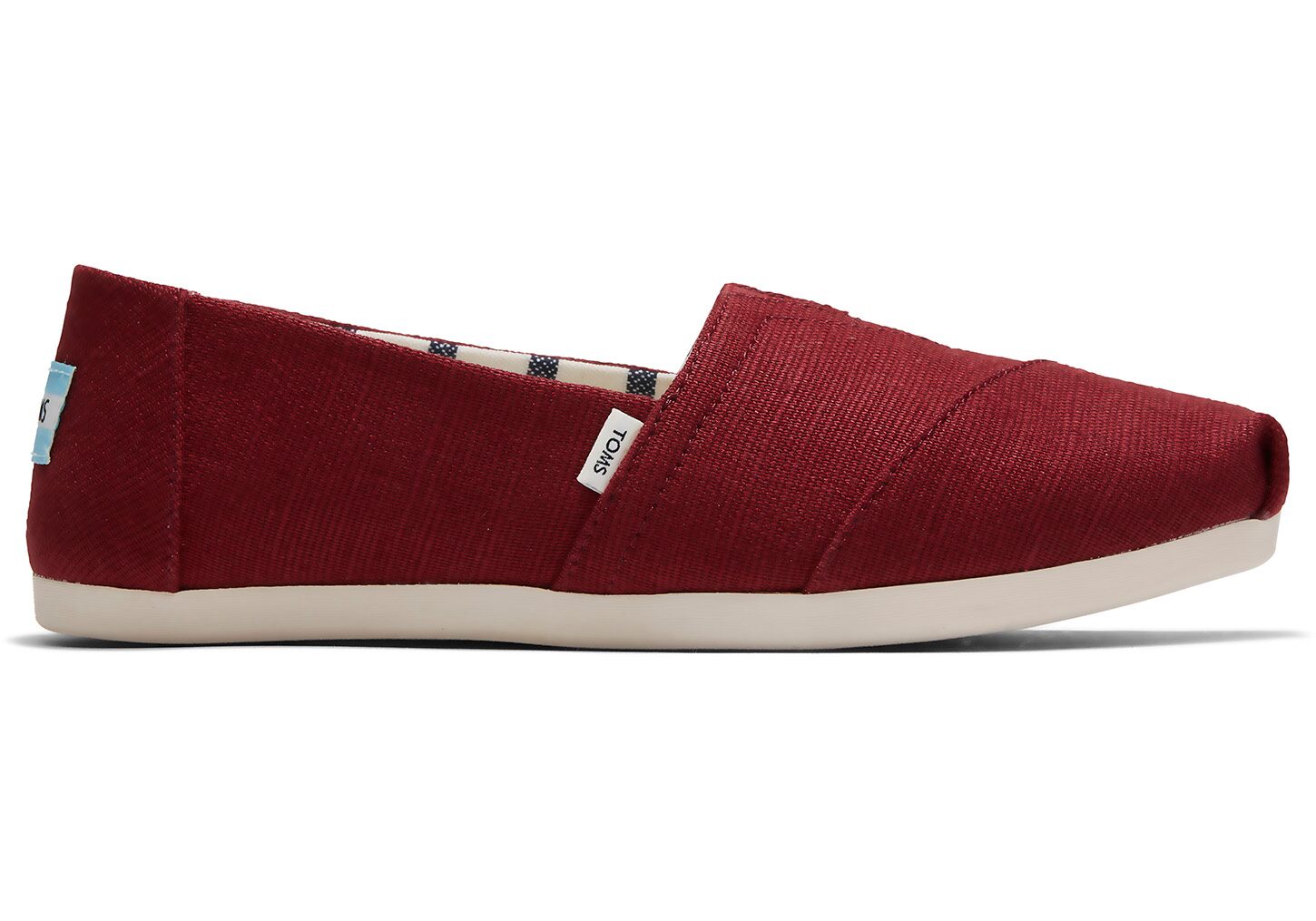 Toms Classics Heritage Canvas - Womens Alpargata Espadrilles - Burgundy - NZ - 204961IDX